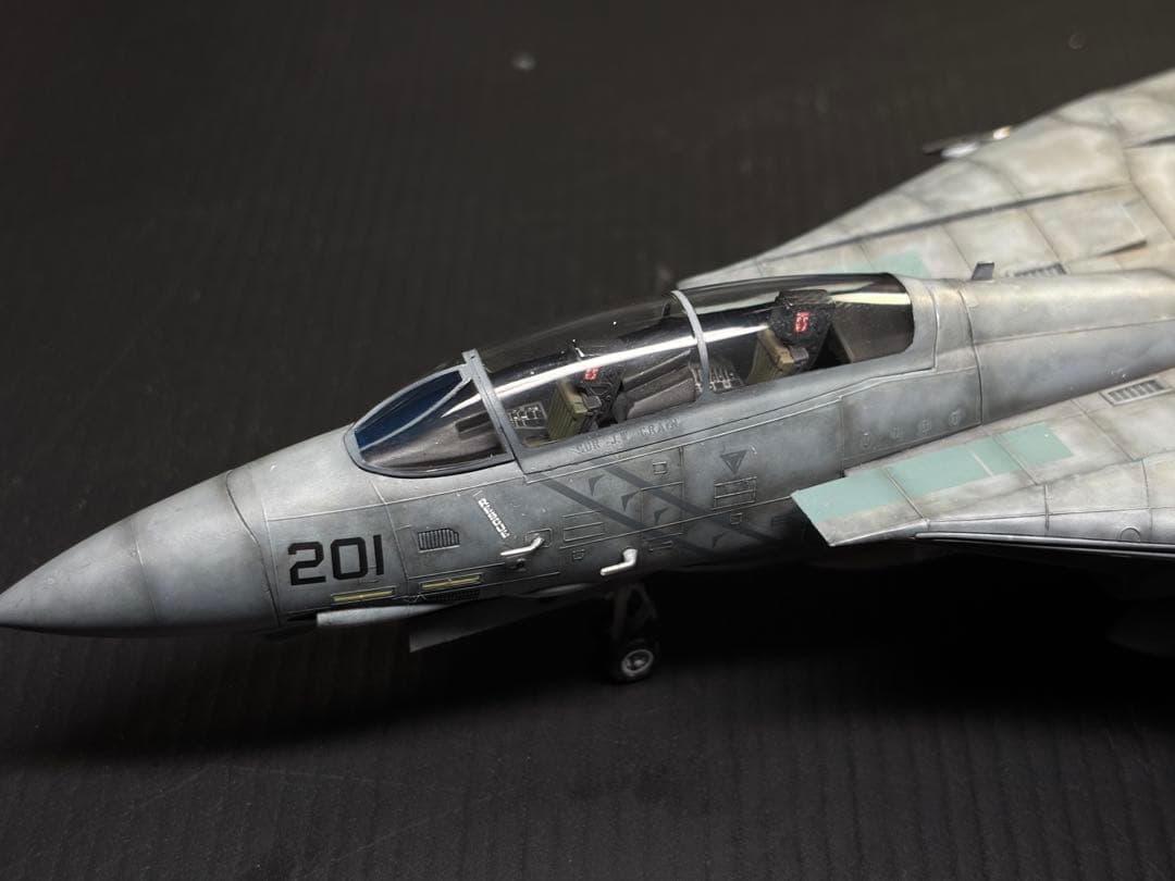 F14A トムキャット　ロービジ仕様　1/72 プラモデル完成作品