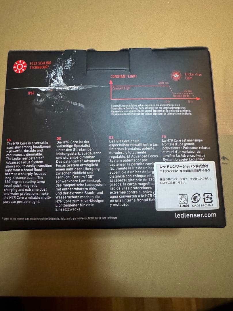 新品 LEDLENSER H7R CORE ヘッドランプ
