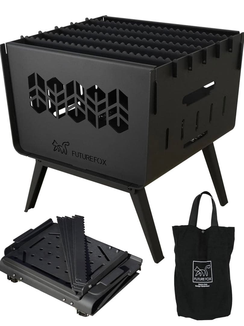 【1回使用】FUTUREFOX 焚き火台 KAMADO ブラック