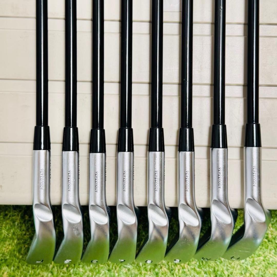 【良品】豪華8本 ピン i230 オレンジドット メンズアイアンセット R