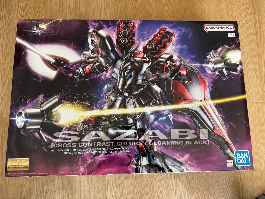 MG サザビー MSN-04 SAZABI 暮霭黑、νガンダム 朝霞粉 2点