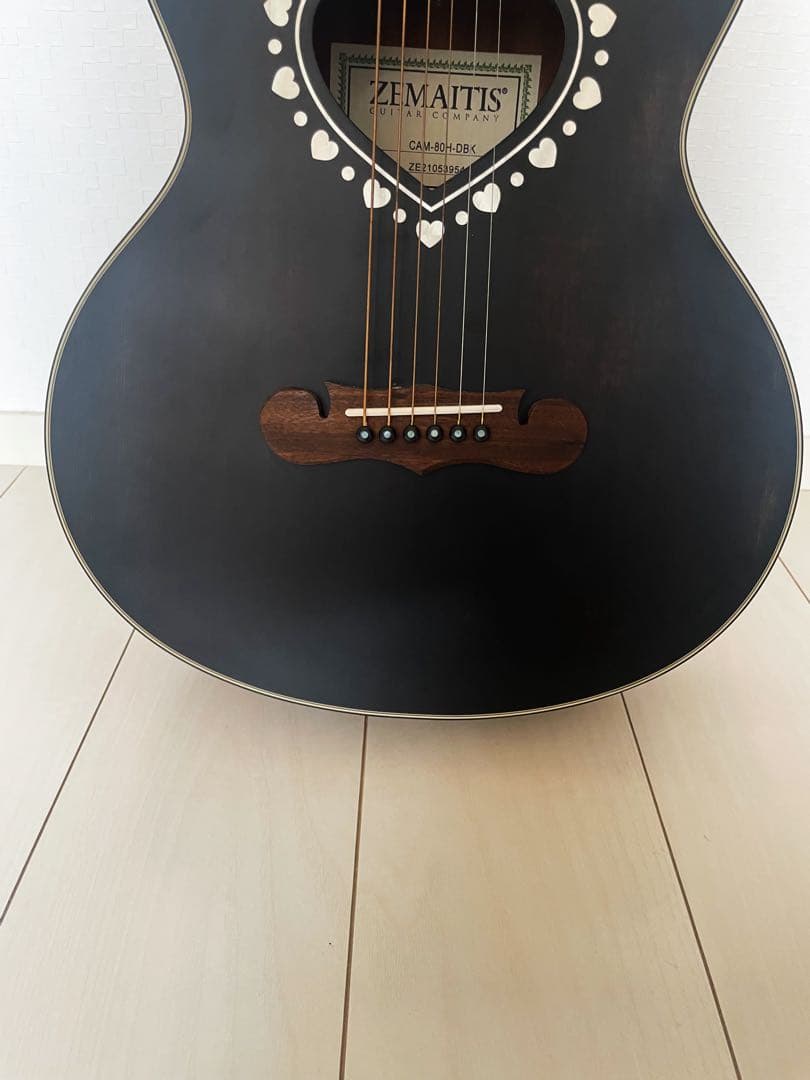 ZEMAITIS CAM-80H アコースティックギター ゼマティス　黒