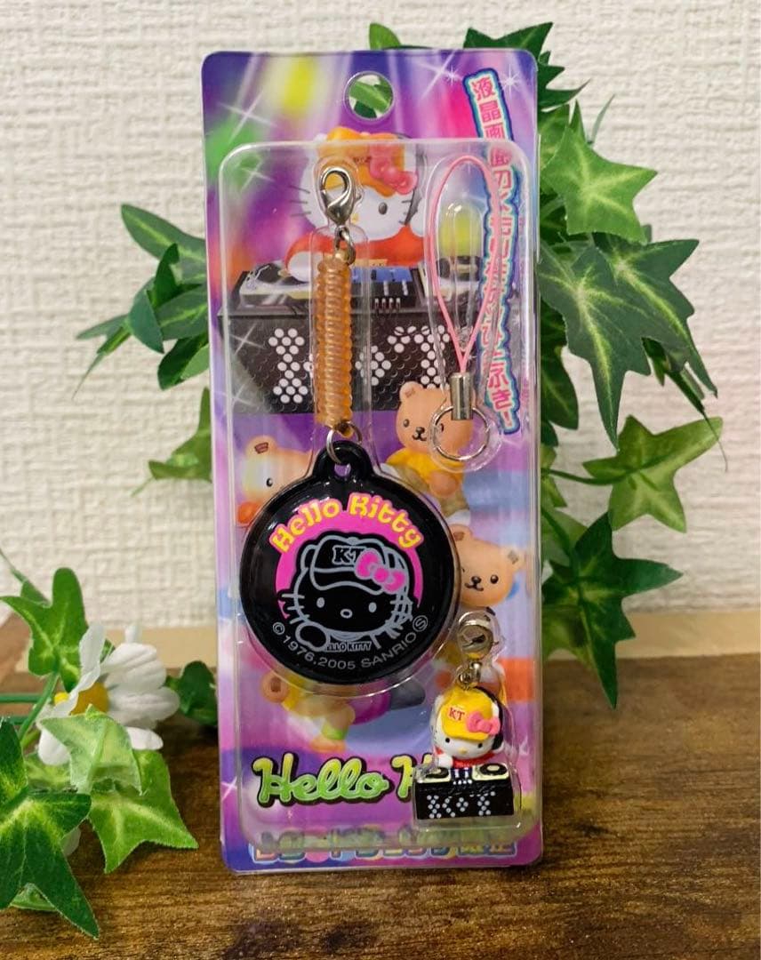 【未開封】　激レア　レコードショップ限定 DJキティ 携帯クリーナー　ストラップ