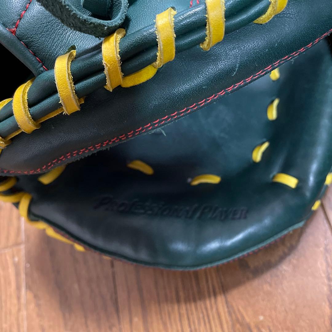 ZETT 軟式野球グローブ 少年用 キャッチャーミット ダークグリーン