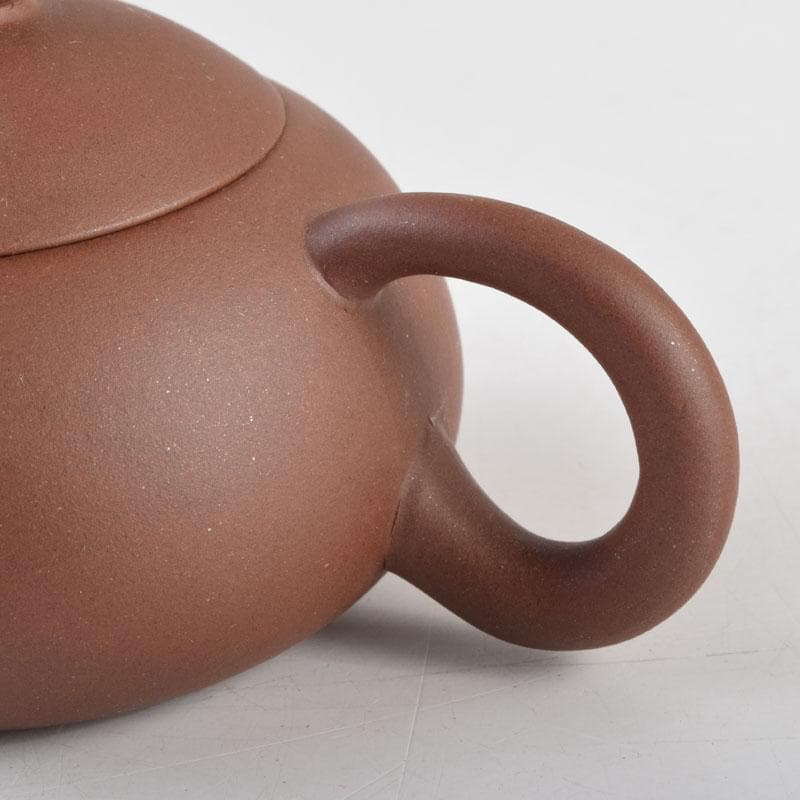 中国　宣興紫砂銘　紫砂　朱泥　急須　茶壷　C　9218