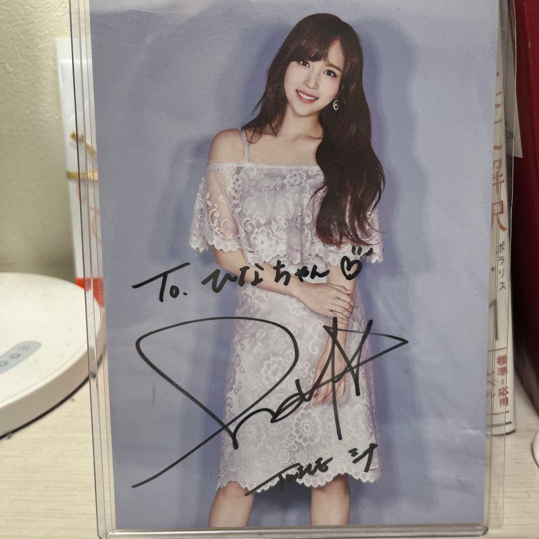 TWICE ミナ 直筆サイン