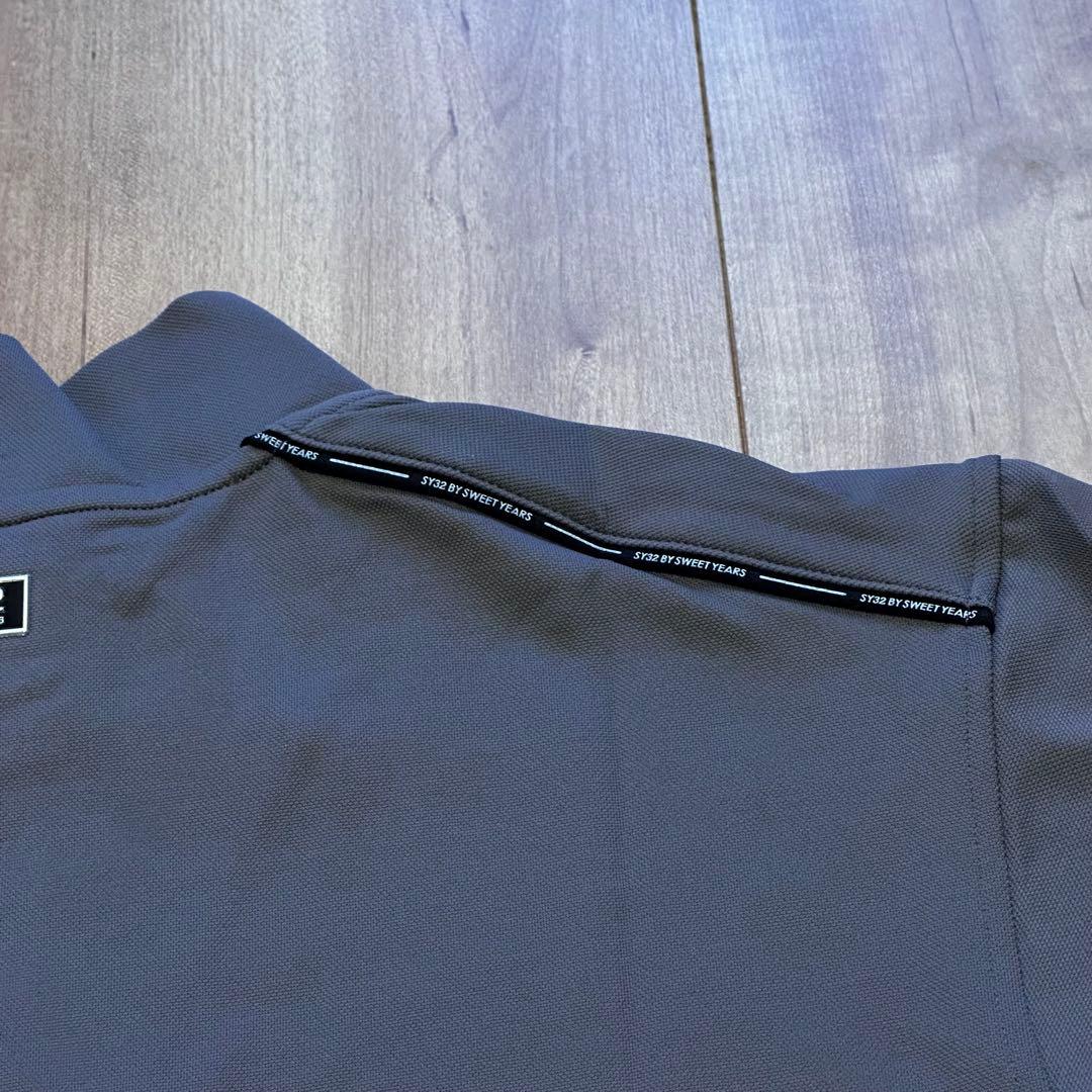 長袖　モックネック　ハーフジップ　メンズ　ゴルフウェア　新品タグ付き　サイズL