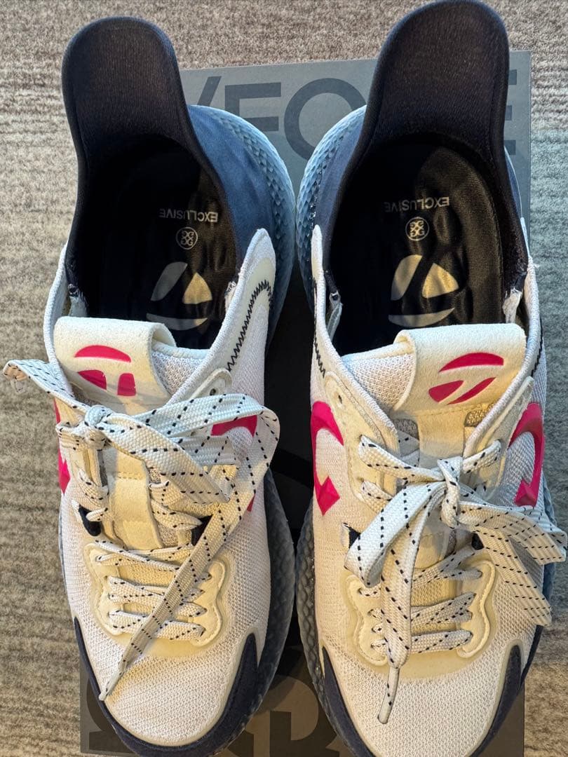 G/FORE taylormadeコラボシューズ ホワイト/ネイビー/ピンク