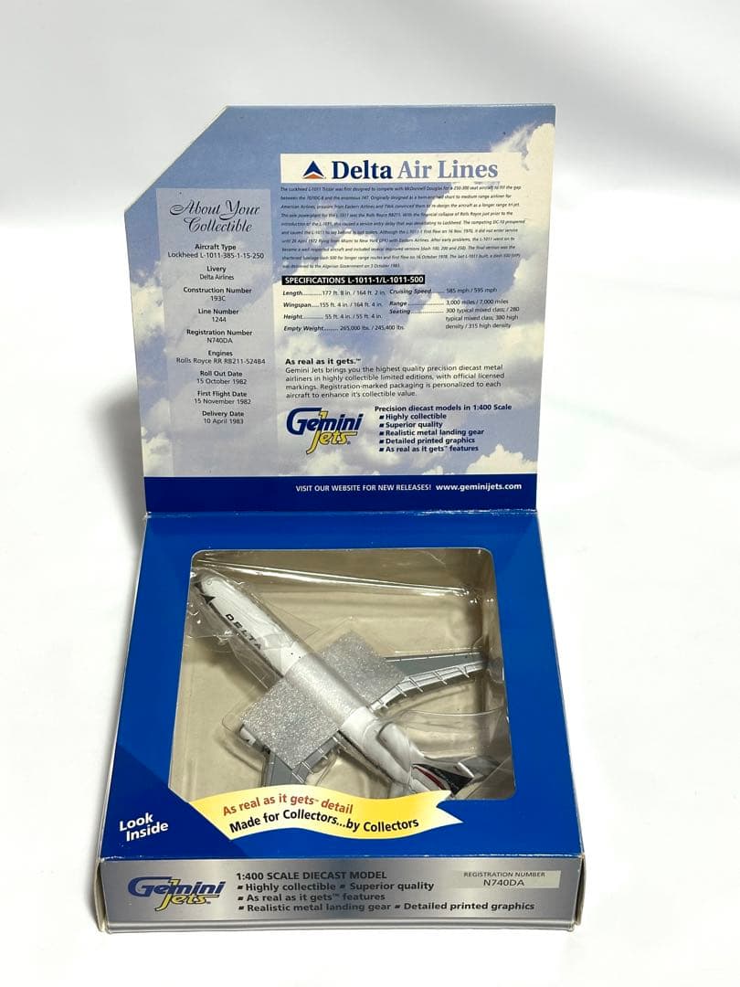 Gemini Jets 1/400 デルタ航空 L-1011 トライスター