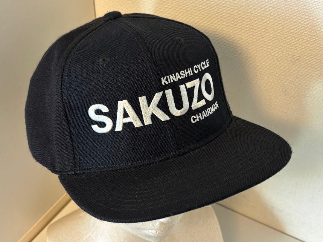 木梨サイクル/帽子/キャップ/限定/スナップバック/SAKUZO/作三/ネイビー