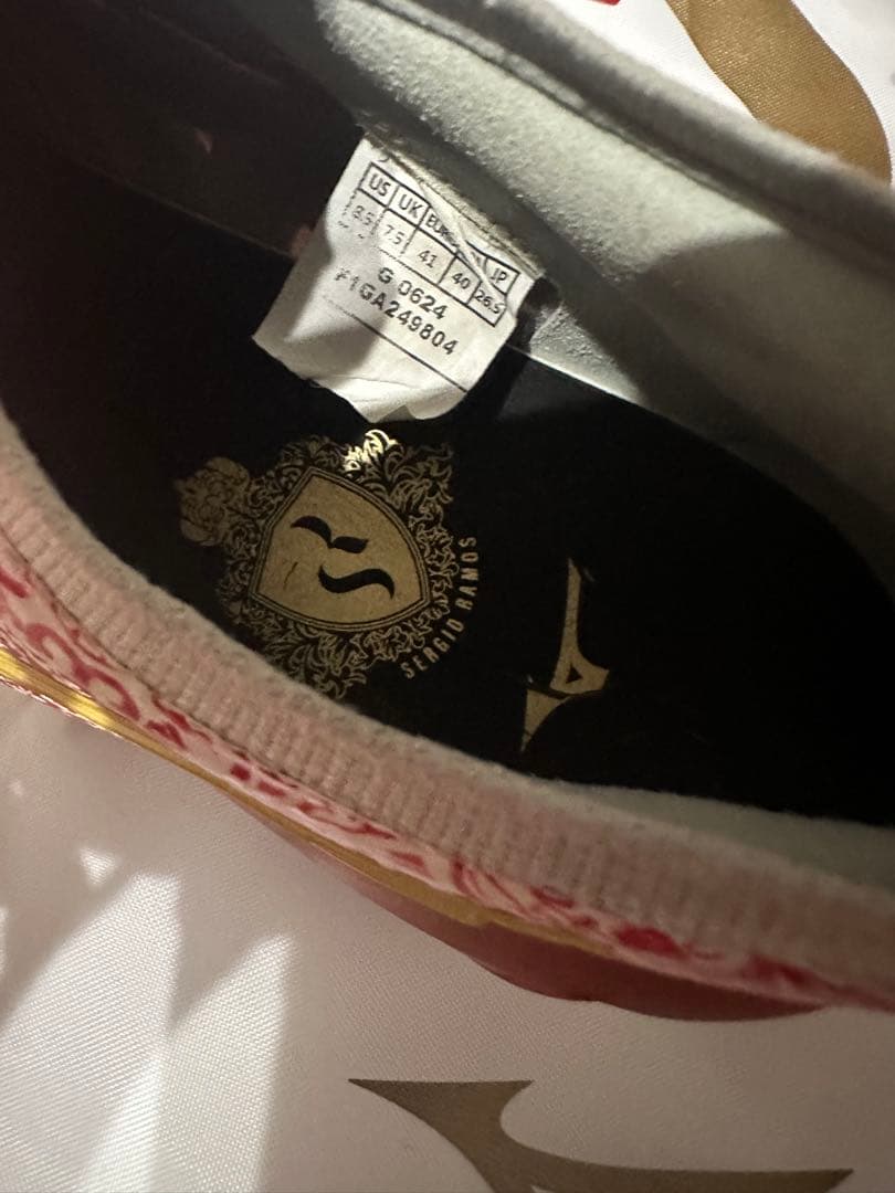 Mizuno Sergio Ramos シューズ ホワイト/レッド