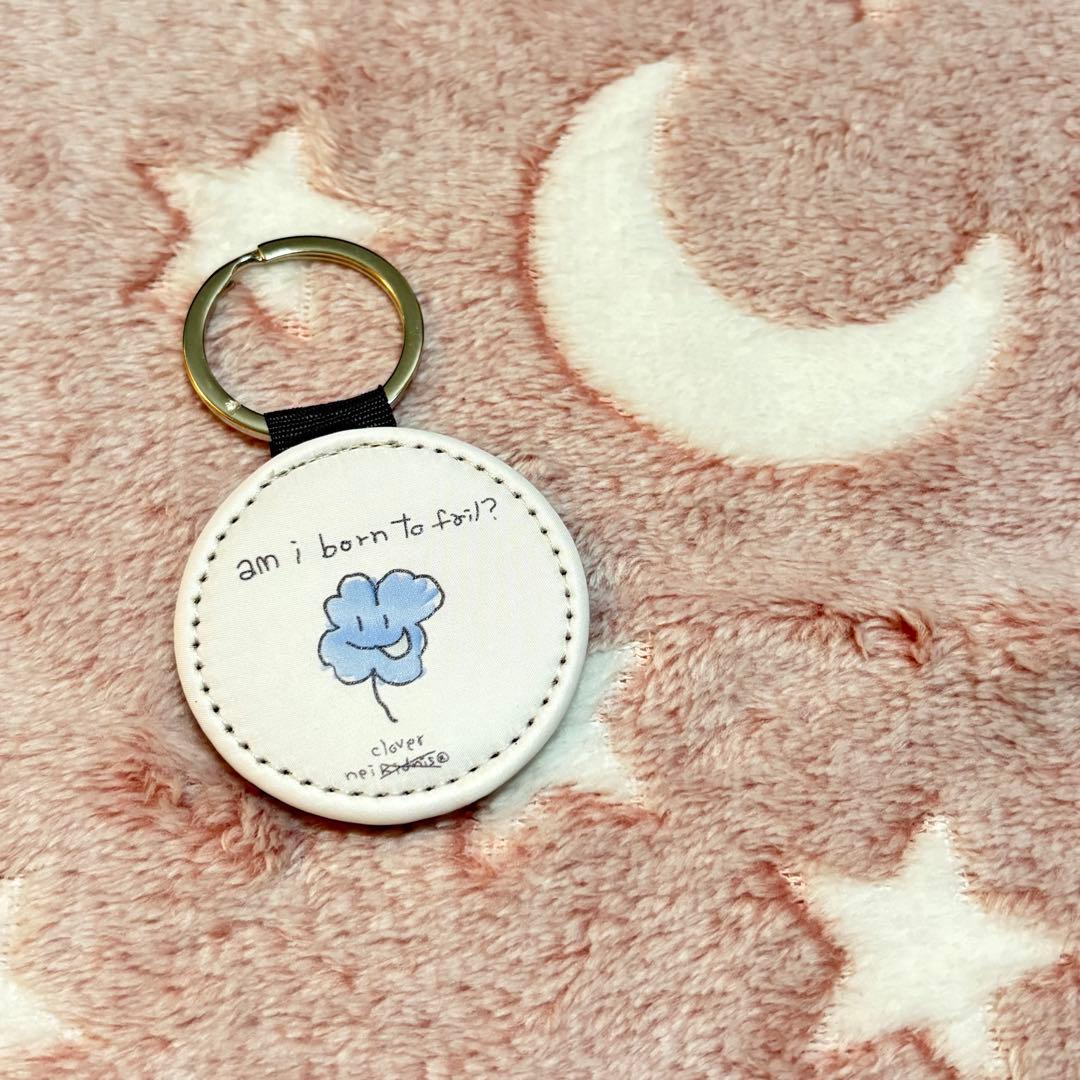 おまとめ中ムンビン手書きクローバーキーホルダー
