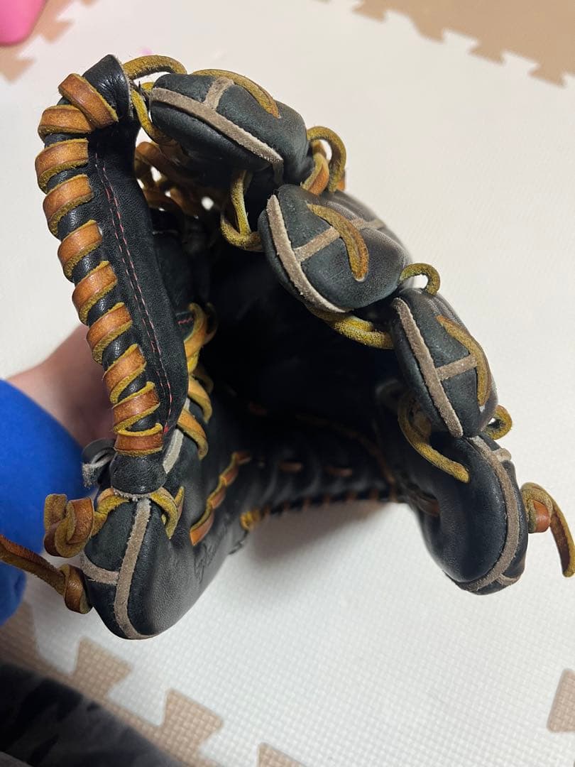 ミズノ 硬式　グローブ 黒　ミズノプロ