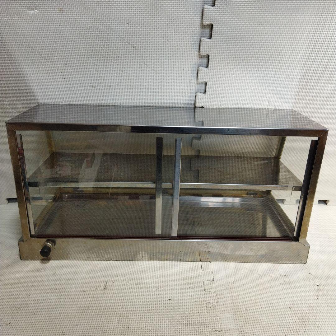 氷冷式ネタケース 中型 ショーケース 2段棚 ガラス 寿司 厨房