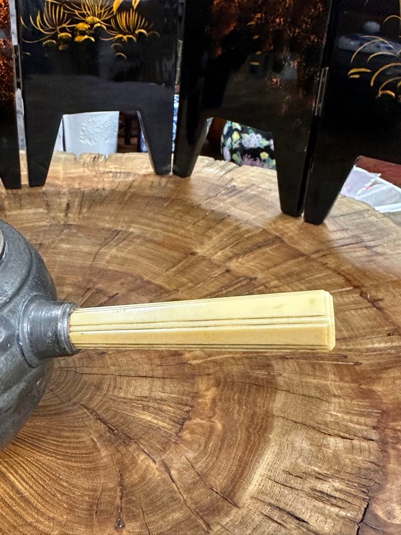 銀瓶，急須，純銀刻印有，古董，茶具，茶器