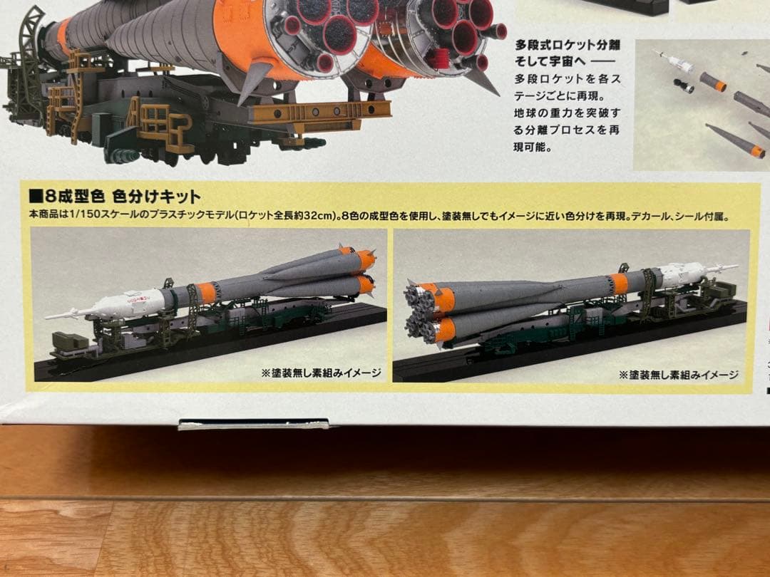 グッドスマイルカンパニー 1/150 ソユーズロケット+搬送列車 未組立