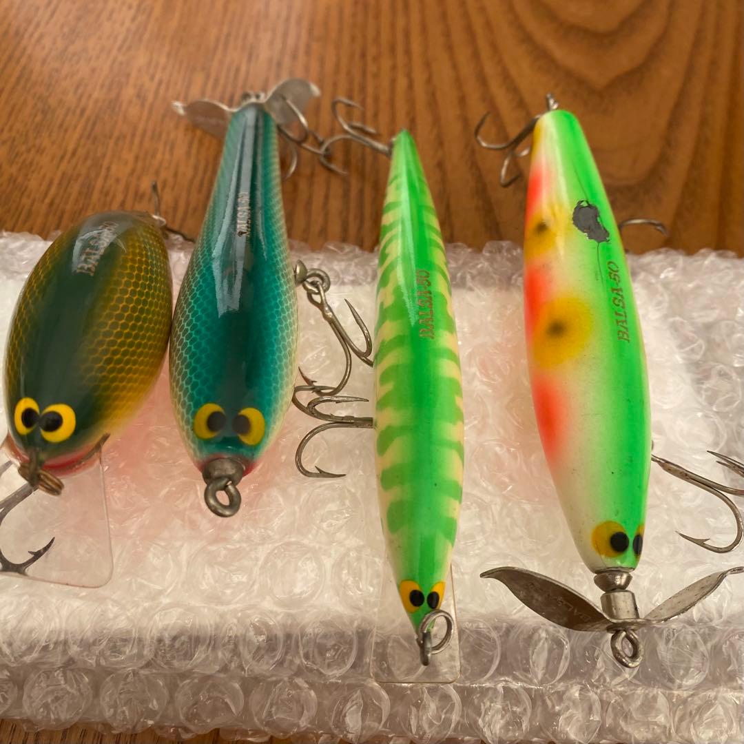 バルサ50 オールド　ミノー　トップウォーター　ルアー