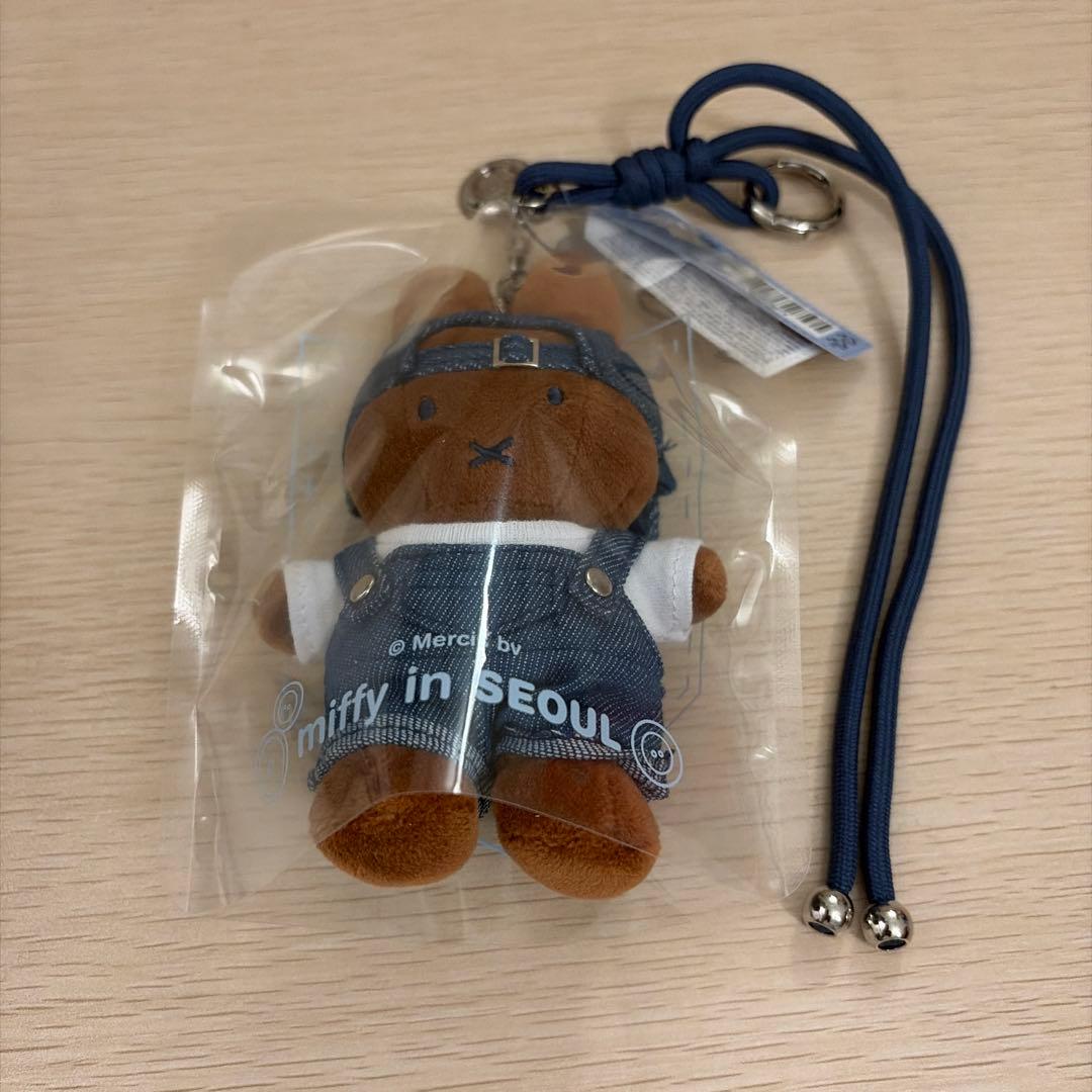 【韓国限定】 ミッフィー ソウル デニム キーホルダー 3種セット
