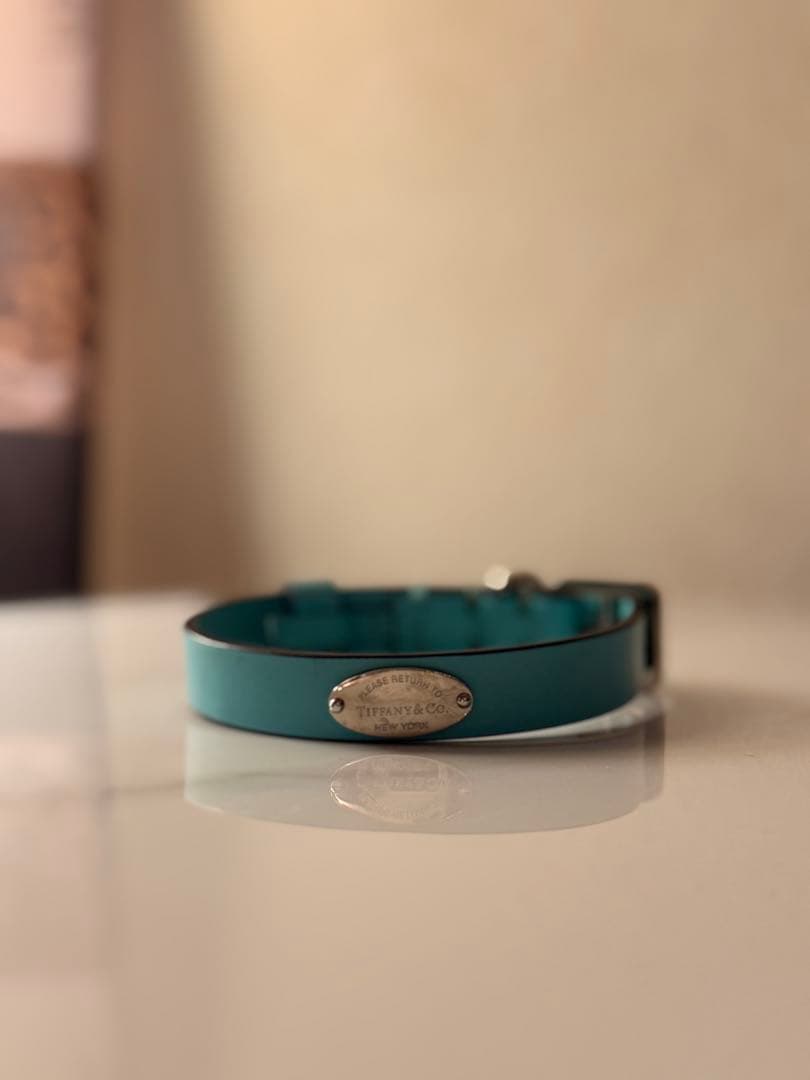 Tiffany ティファニーレザー 首輪ドッグカラーペット