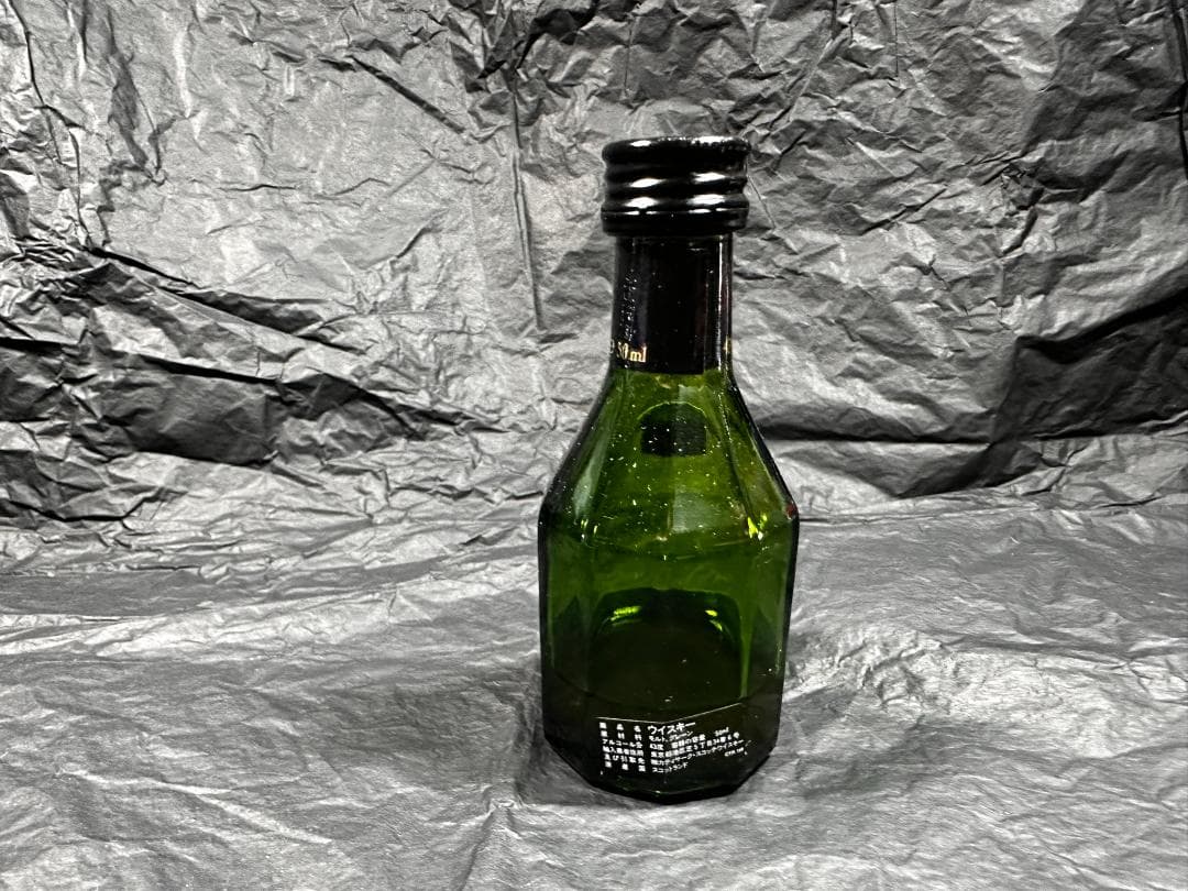 ミニボトル　希少！CUTTY SARK １２年　カティサーク（１０面瓶）　古酒