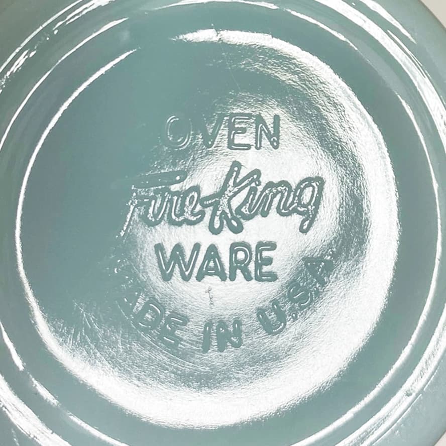 fire king D ハンドル マグ ターコイズブルー １点　＃005