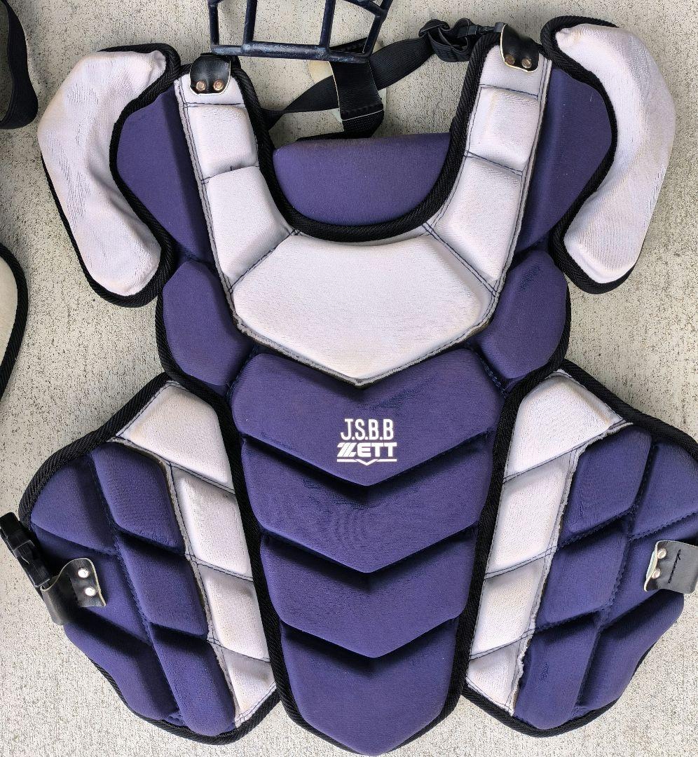 ZETT　軟式野球　キャッチャー防具セット 大人用