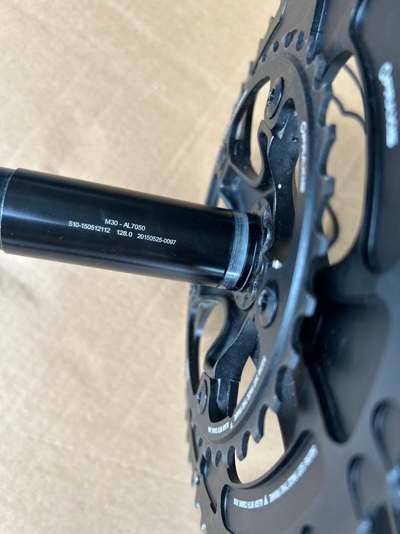 プラクシスワークスクランクセット　172.5 チェーンリング低走行