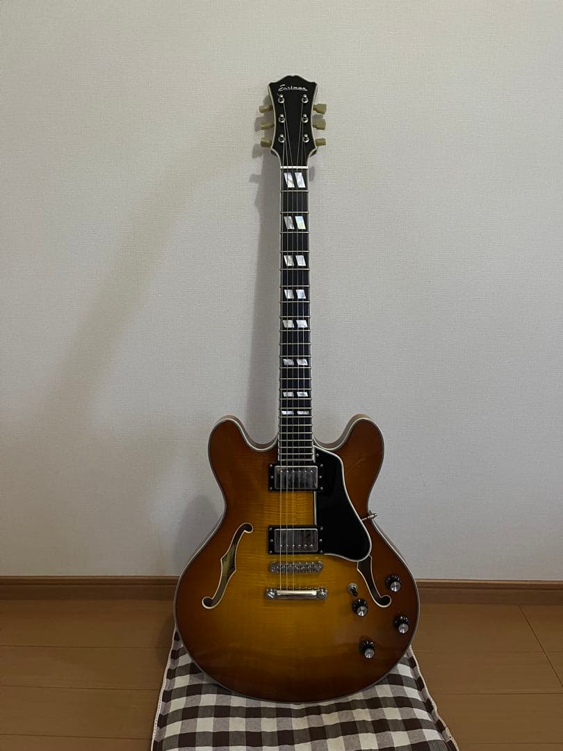 Eastman T486 Gold Burst セミアコ イーストマン