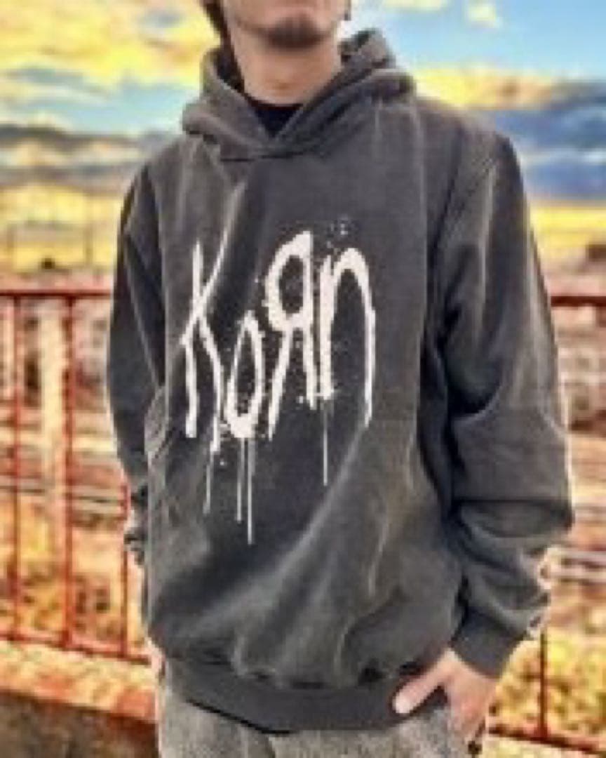 新品未使用 KORN / Still A Freak プルオーバーパーカー L