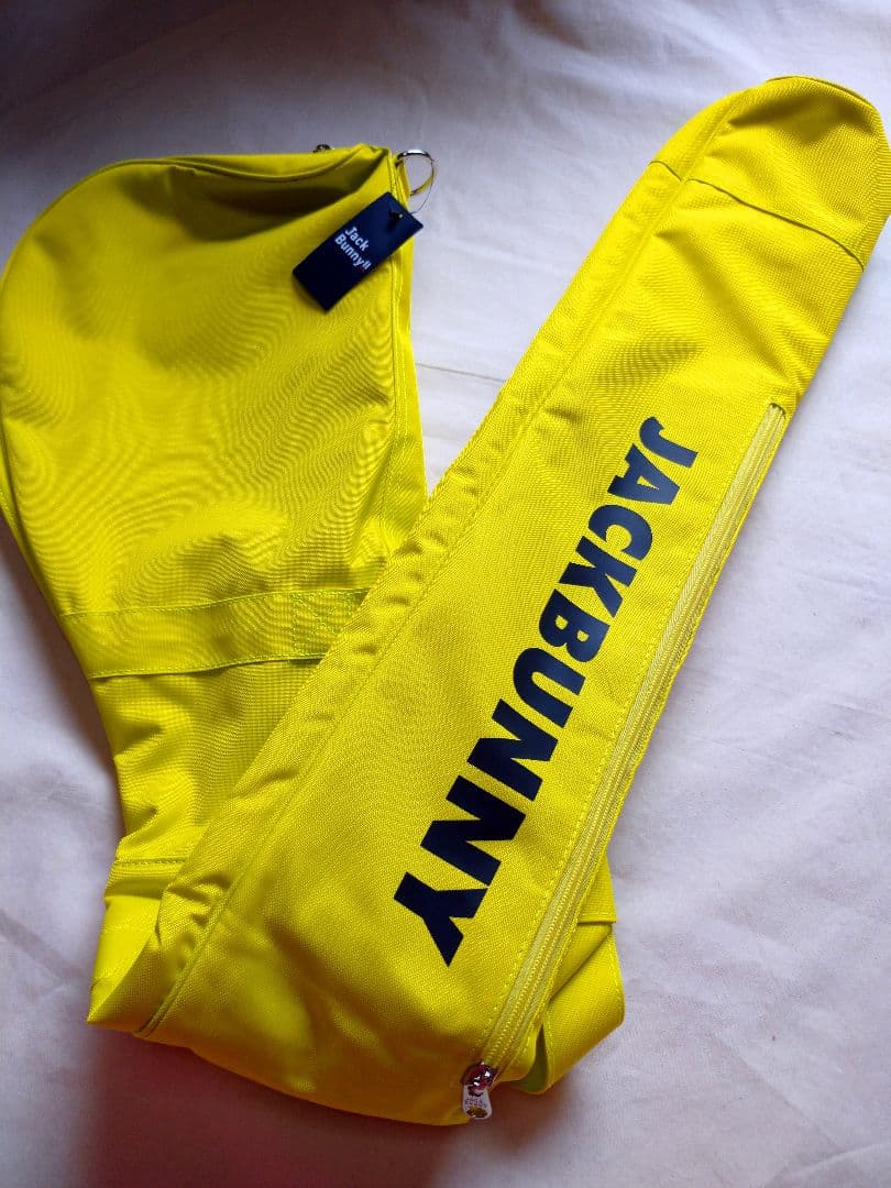 ライムイエロー クラブケース 新品 ゴルフ ジャックバニー