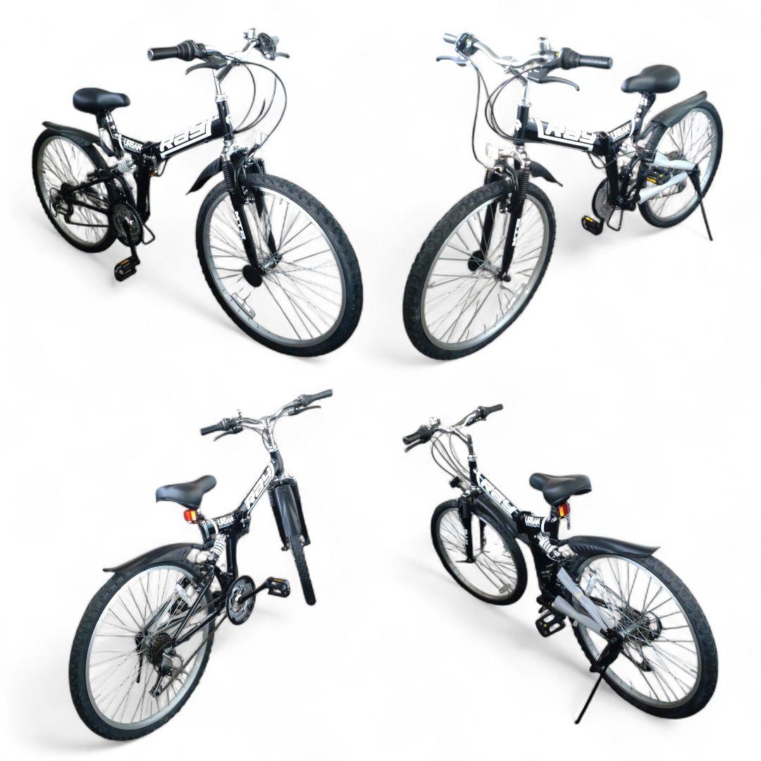 未使用　Raychell　折りたたみ　マウンテンバイク 　黒　26インチ　自転車