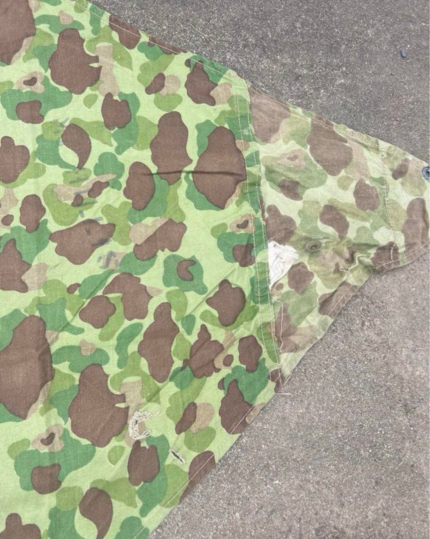 USパップテント　シェルターハーフ　フロッグスキン　軍幕　テント