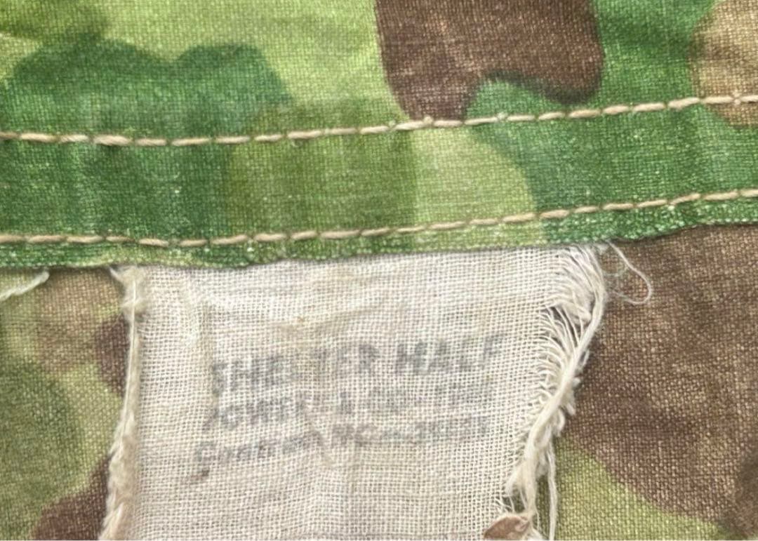 USパップテント　シェルターハーフ　フロッグスキン　軍幕　テント