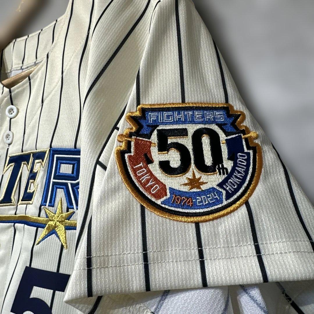 【未使用】【限定】北海道日本ハムファイターズ　50周年記念　ユニフォーム　M