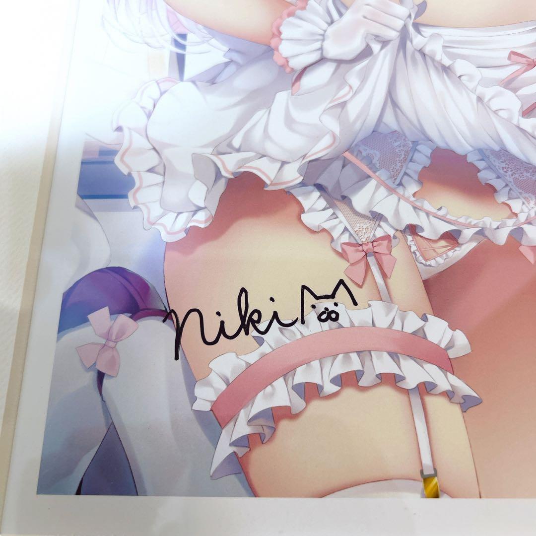 3点限定 直筆サイン入り しばいぬにき A3 複製原画 メロンブックス