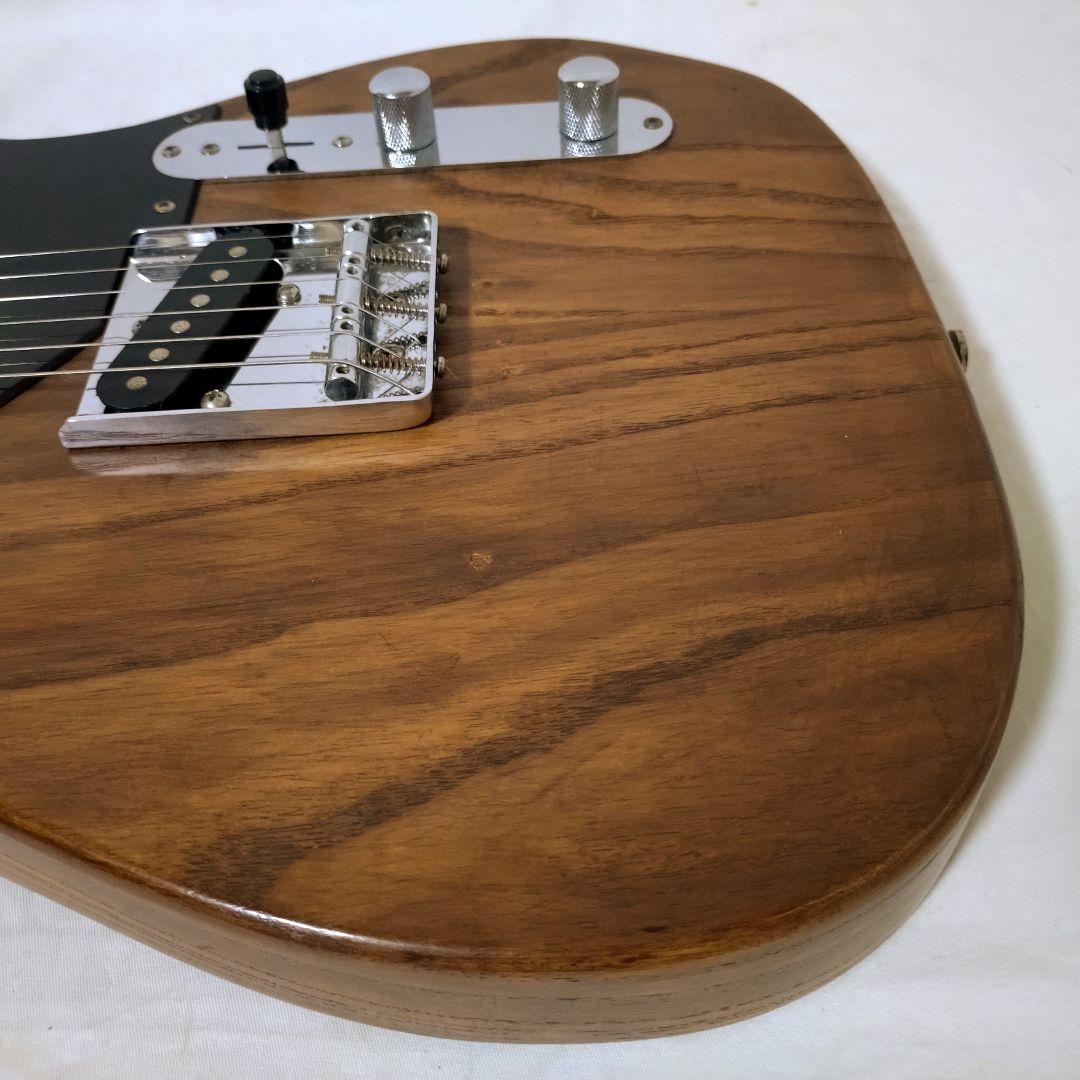 ノーブランド　テレキャスタータイプ　カスタム仕様　ナチュラルウッド　P-90