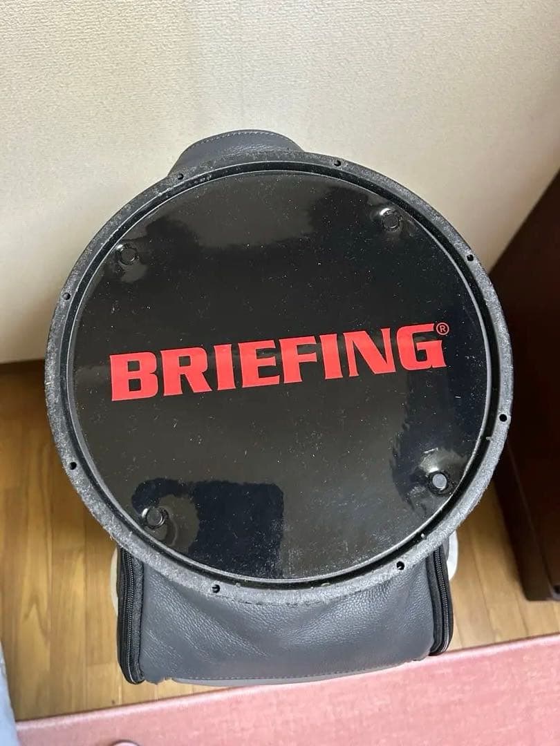 【本革】BRIEFING キャディバッグ グレー
