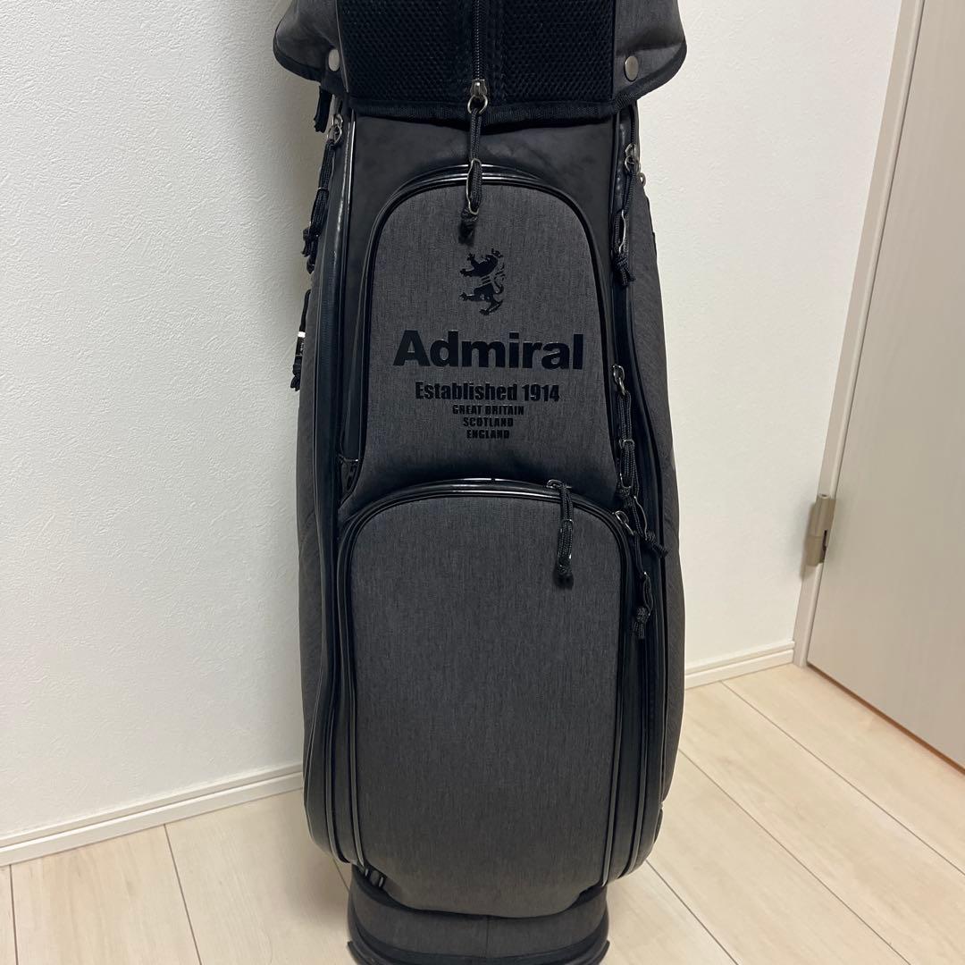 Admiral miral ゴルフバッグ ブラック/グレー
