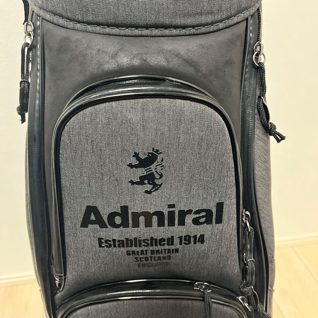 Admiral miral ゴルフバッグ ブラック/グレー