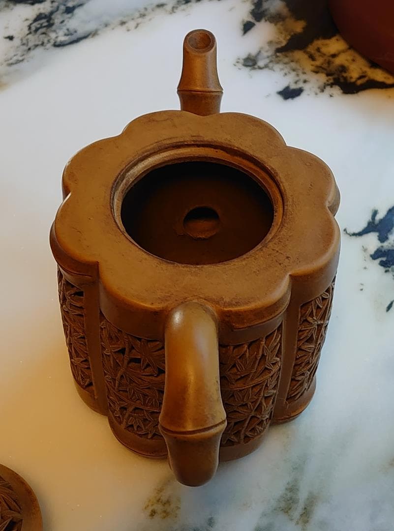 急須　八竹壺　中国宜興窯