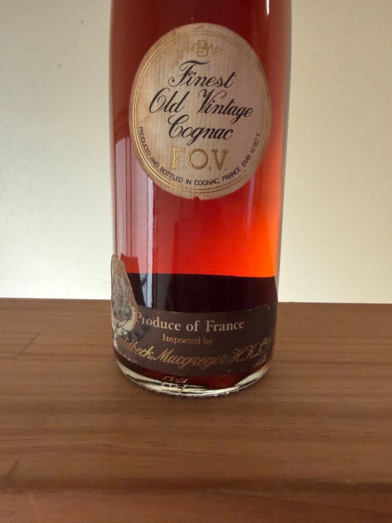 【未開栓】 FOV ファイネストオールドヴィンテージ コニャック