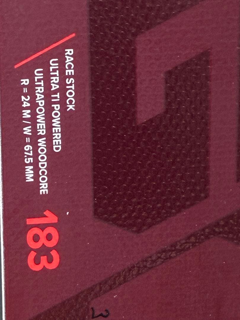 スキー 25 ATOMIC Redster G9 RS 183 R24 ICON16