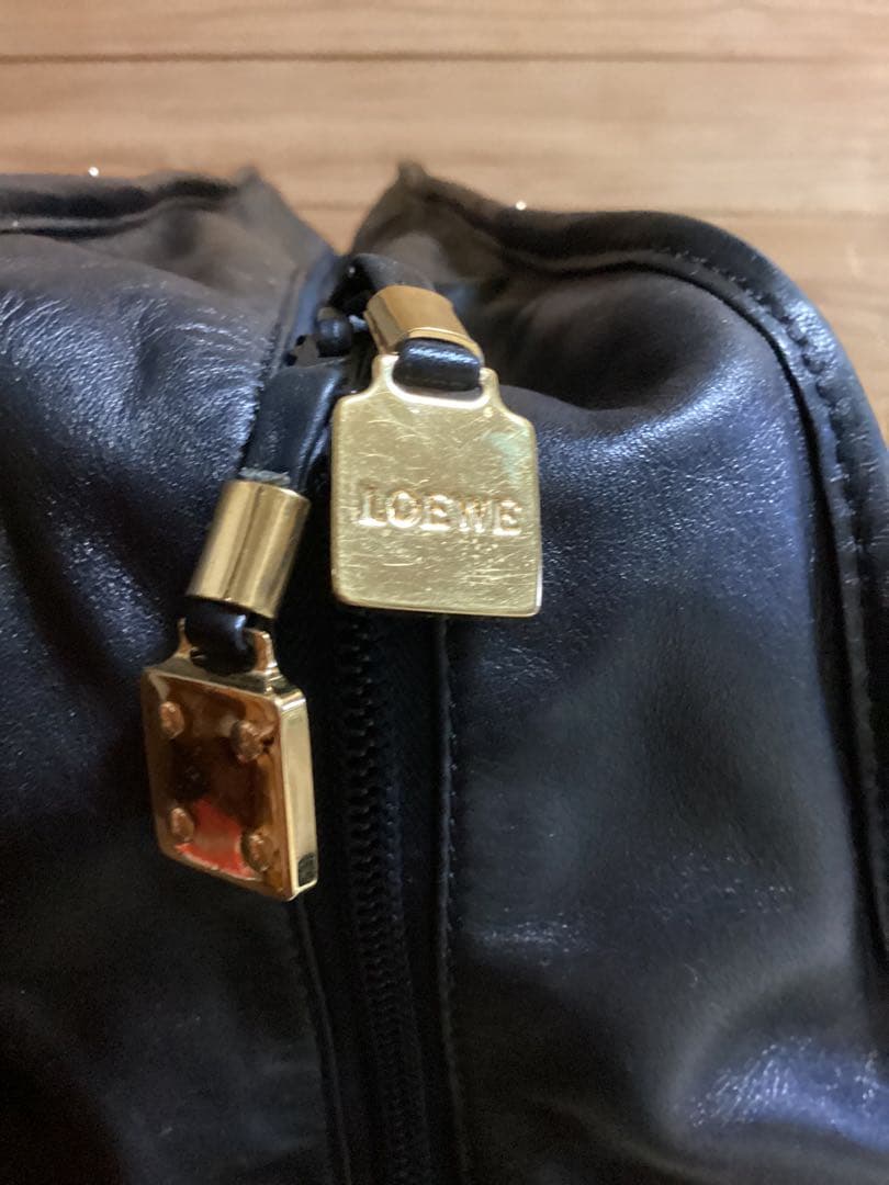 ロエベ LOEWEアマソナ レザー大型ボストン