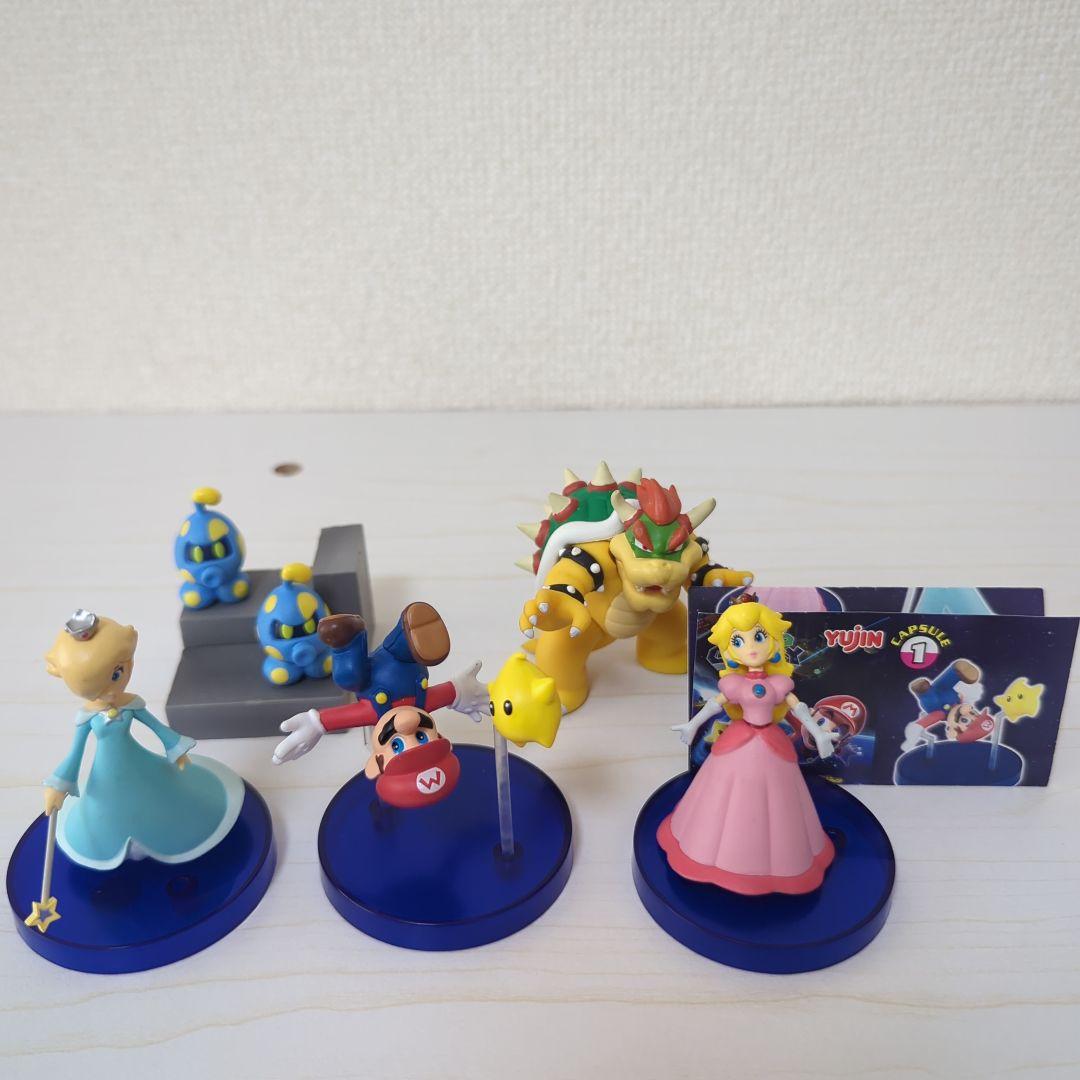 Yujin スーパーマリオギャラクシー デスクトップマスコット 全５種セット