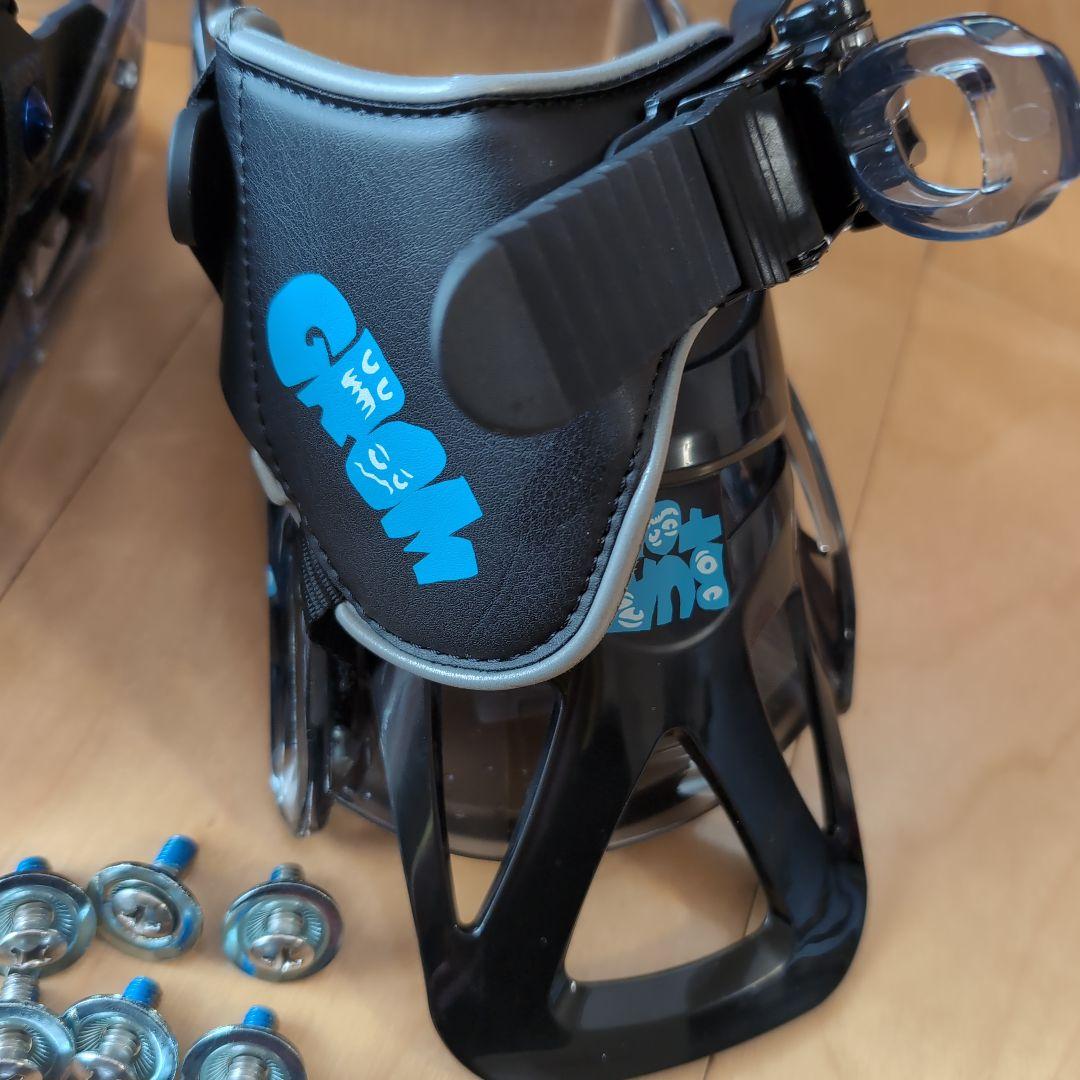 キッズ Burton ミニグロム ディスク スノーボードバインディング S