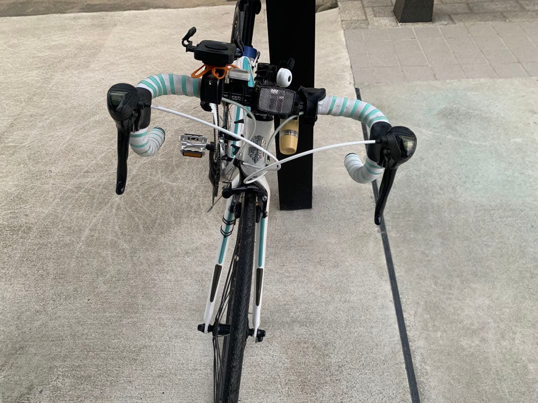 た*び様 Bianchi ロードバイク ホワイト・水色