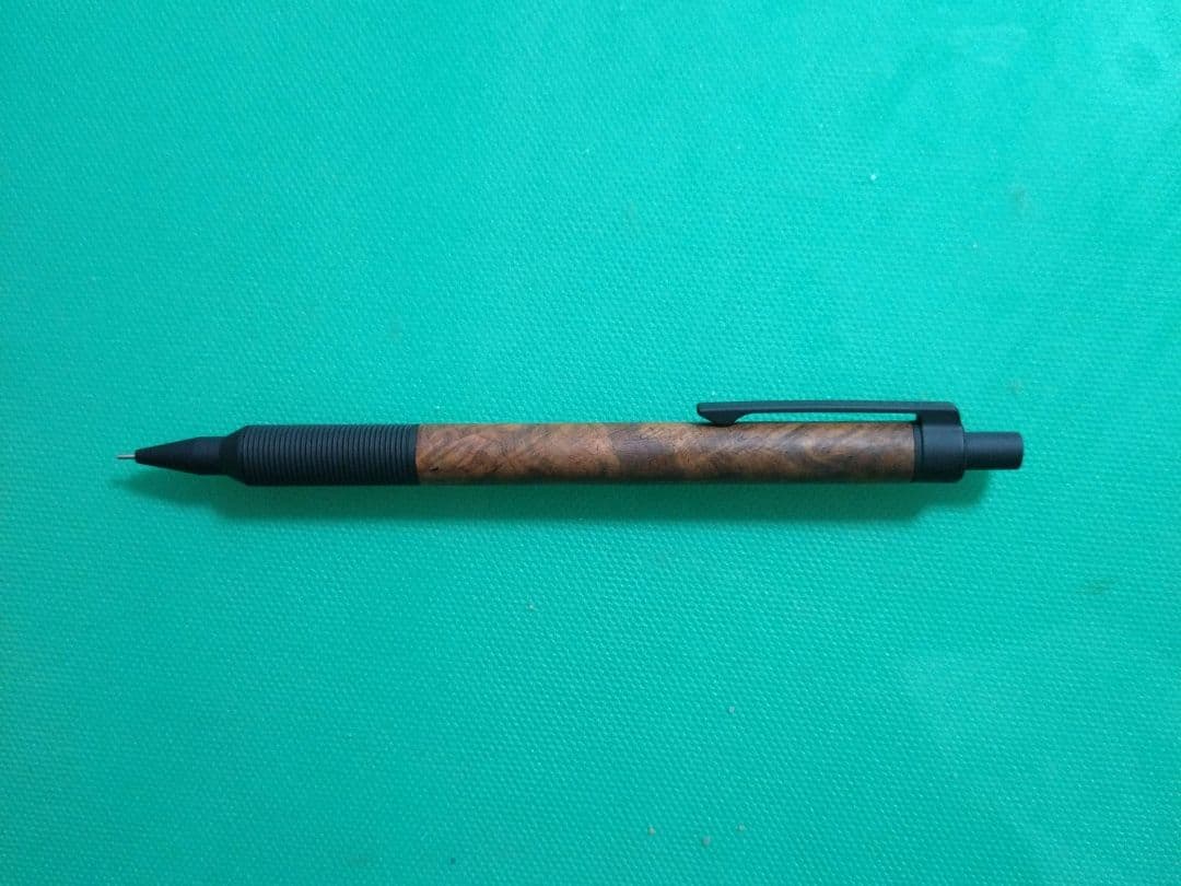 ラダイト ペンシル エバードロー 銘木モデル 0.5mm Mブラック チーク