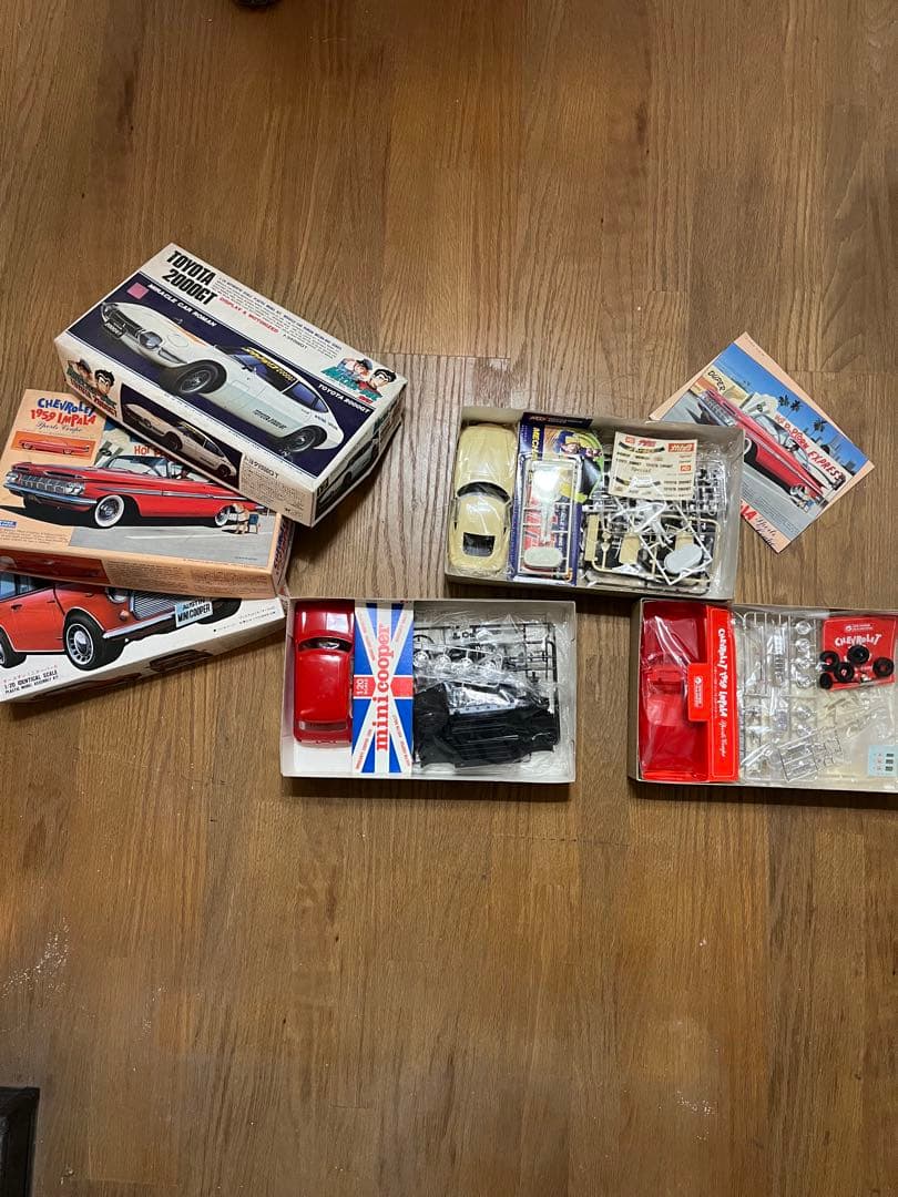 (貴重)1900年代旧車プラモデル未使用未開封