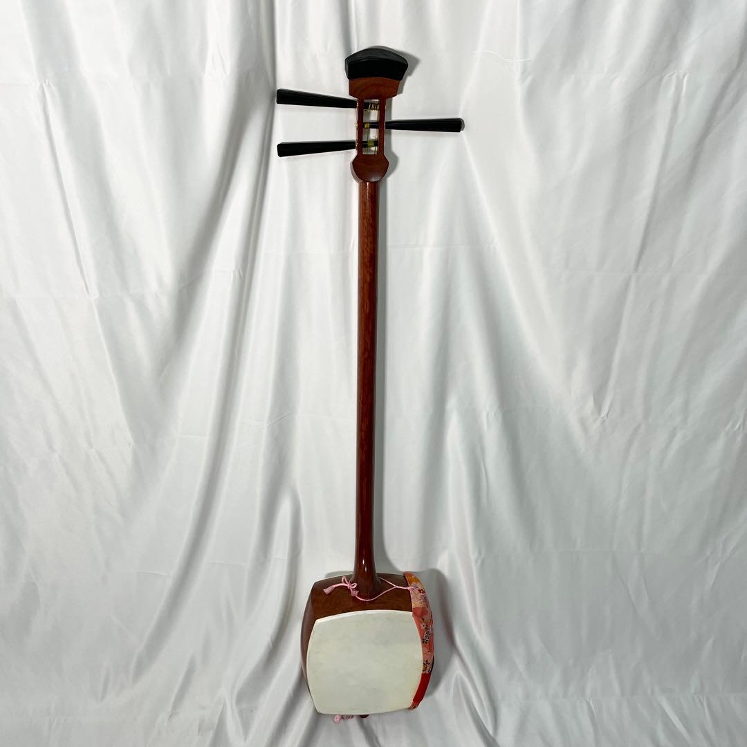 三味線 細棹 和楽器 弦楽器 本体 ハードケース 付属品付