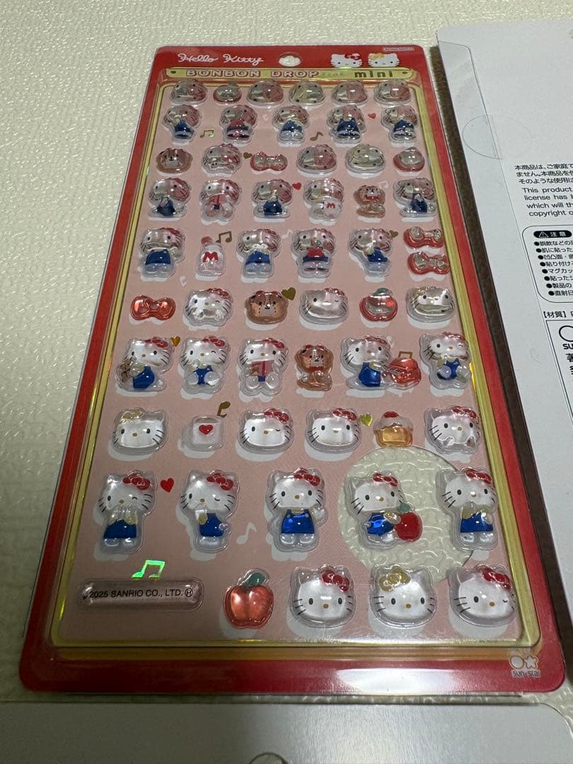 【国内正規品】サンリオ ボンボンドロップシールmini 8種セット